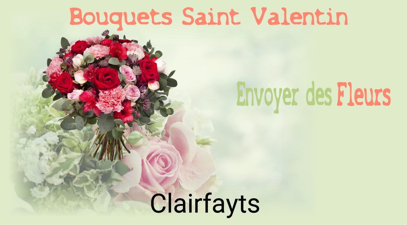 Roses de Saint-Valentin livrées à Clairfayts
